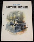 HELLER Maschinenfabrik , alter Prospekt 50/60 er Jahre