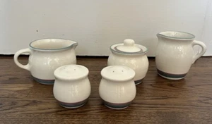 Pfaltzgraff WACHOLDER Saucenkrug S&P Milchkännchen Zuckerdeckel 6er Set - Bild 1 von 5