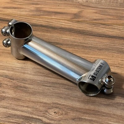Vintage 90s Trek System 2 Threadless Chromoly MTB Stem 115 1 1/8 5 Degree 25.4  - Image 1 of 4