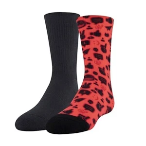 Under Armour Youth Novelty Crew Socks, 2-Pairs Shoe Size: Youth 13.5K-4Y - Picture 1 of 6