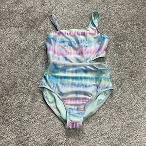 Wonder Nation Swimsuit Girl Medium 7-8 Multicolor Mermaid Bathing Suit One Piece - Picture 1 of 13