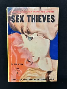 Robert Silverberg as John Dexter SEX THIEVES Nightstand NB 1576 pb 1961 - Picture 1 of 3