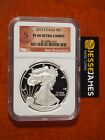 2012 S PROOF SILVER EAGLE NGC PF69 ULTRA CAMEO SAN FRANCISCO SEAL LABEL
