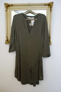 *Deik Dunes*Tunika*dunkelgrün*neu*Bindeband*XXL*V-Ausschnitt*3/4 Arm*Jerseykleid - Bild 1 von 1