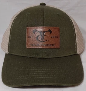 Hunting Cap Hat New TrueTimber Olive Leather Patch - Picture 1 of 9