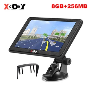 XGODY 7 Zoll GPS Navigation für Auto LKW PKW Navi Navigationsgerät Europa Karte - Afbeelding 1 van 12