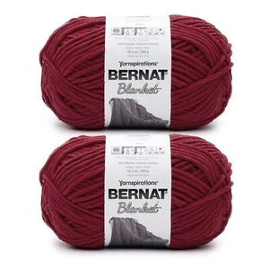 Blanket Crimson Yarn - 2 count Pack of 1 300g/10.5oz - Polyester - 6 Super Bu... - Picture 1 of 9