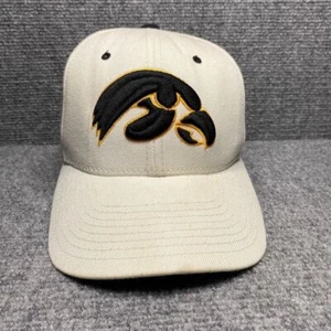 Iowa Hawkeyes Hat Cap Fitted 7 1/4 Mens NCAA College White Zephyr - Picture 1 of 10