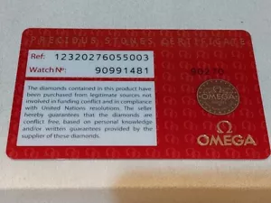 Omega Precious Stone Card Constellation - 123.20.27.60.55.003 - Picture 1 of 2