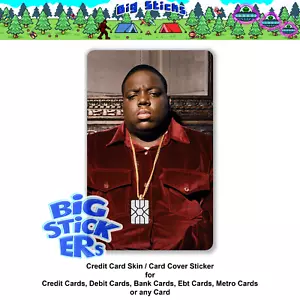 Rap Legend Big Kredit/Debit Card Skin Cover SMART Sticker Wrap Decal - Bild 1 von 16