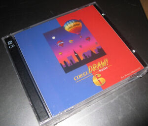Corel Draw 6 Suite - Factory Sealed CD-ROM - NEW & EXCELLENT!!