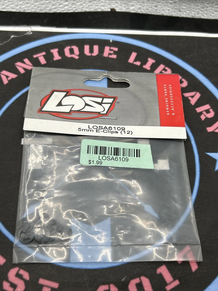 Team Losi. LOSA6109 5mm E-Clips (12) - Image 1 of 1