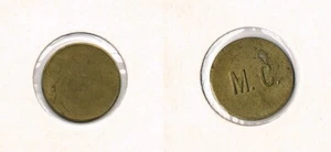 TASMANIA • ca1920s • Masonic Club Hobart • Gaming Machine Token • M/C Brass - Picture 1 of 1