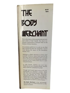 The Body Merchant The Story of Earl Carroll by Ken Murray VTG 1976 First Edition - Imagen 1 de 20