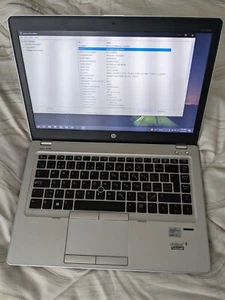 HP EliteBook Folio 9470m i7 @ 2.10GHz 8GB RAM 256GB SSD Webcam Bluetooth Win 10 - Picture 1 of 5