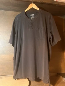 Duluth Trading Co Polo Shirt  Mens Size XL Short Sleeve BROWN POCKET - Picture 1 of 6