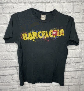 Barcelona Soccer Nike T Shirt Mens Small Preowned Nike Soccer - Picture 1 of 4