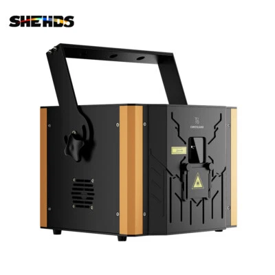 SHEHDS New version 6W ILDA 3D Animation RGB Full Color Light Projecte Scan Event - Image 1 of 4