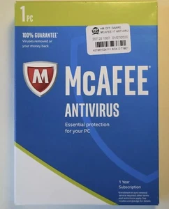 Brand NEW & SEALED! McAfee Antivirus 2017 1 PC 1 year - Picture 1 of 1
