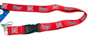 Nebraska Cornhuskers Premium Schlüsselband [NEU] Schlüsselanhänger Keychain Clip NCAA CDG - Bild 1 von 1