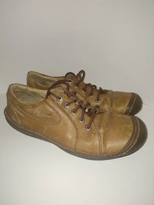 Zapatos Oxford con cordones de cuero BOHO marrón guijarros para hombre talla 11,5 13005-CPMK - Imagen 1 de 12