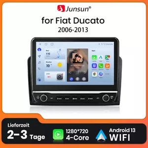 Für Fiat Ducato 2007-2023 10.1'' Carplay Android 13 Autoradio GPS Navi WIFI DAB+ - Bild 1 von 12