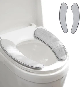 Thick and Warm Toilet Seat Cushion Cover - with Sticky Toilet Seat Cushion - Was - Picture 1 of 12