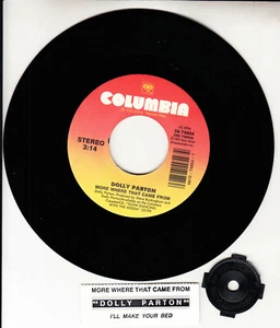 DOLLY PARTON More Where That Came From 7" 45 record NEW + juke box title strip - Picture 1 of 1