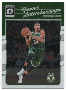 2016-17 Donruss Optic 5 Giannis Antetokounmpo Milwaukee Bucks