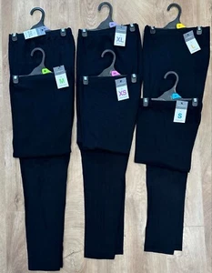 Primark Ladies Womens Black VISCOSE Leggings New with Tags Sizes 4-24 - Picture 1 of 14