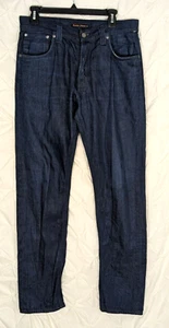 Nudie Jeans Steady Eddie Men's Size 32x32 Dry Blue Faith Denim Button Fly VTG - Picture 1 of 16