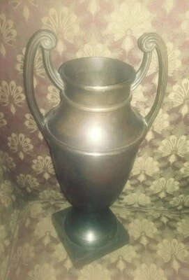 Vintage Bronze Urn, Neoclassical Motif, Beautiful - Image 1 of 4