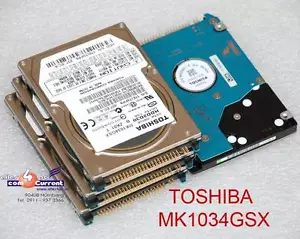 80GB 2.5" IDE PATA Hard Drive Toshiba MK1034GSX HDD2D30 Defective #K - Picture 1 of 1