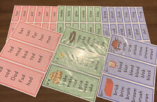 The Pink Blue & Green Series - Word Lists & Word cards BUNDLED
