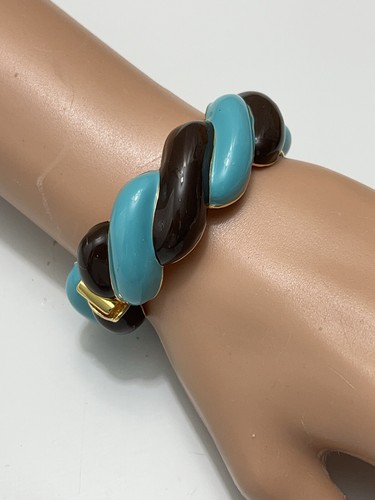 Bracciale in smalto ritorto TORY BURCH