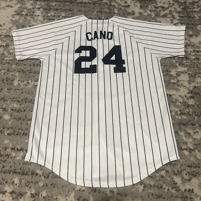 Kids Vintage ROBINSON CANO New York Yankees STITCHED Majestic YOUTH Jersey - XL  - Image 1 of 4