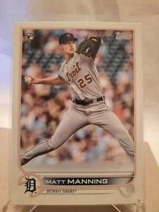 Topps Series 1 2022 Matt Manning Detroit Tigers RC #31 Trading Card MLB - Bild 1 von 1
