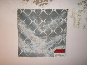 Robert Allen, Laurel Velvet, Geometric Novelty, Remnant for Crafts, Clr Patinum - Picture 1 of 2
