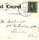 Oxford Pennsylvania Postmark Postcard To Lancaster H. Sechrist 1906 Tg