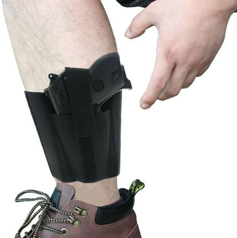 Tactical Universal Handgun Ankle Holster for Concealed Carry for Small Pistol - Image 1 of 4