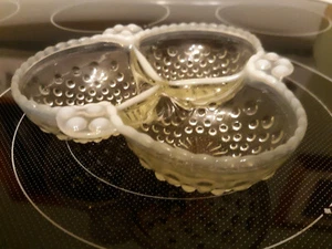 Clear Glass Hobnail Candy Dish - Picture 1 of 3