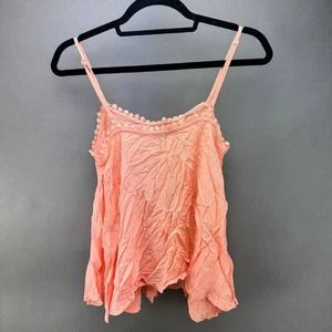 Forever 21 Womens Peach Pink Sleeveless Top Size S - Picture 1 of 4