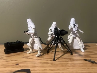 LOTE E CANHÃO E-WEB STAR WARS COLEÇÃO VINTAGE IMPERIAL SNOWTROOPER VC349 - Imagem 1 de 4