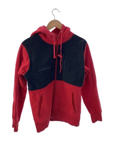 Supreme 10AW Parka con cappuccio e zip da esterno S cotone rosso