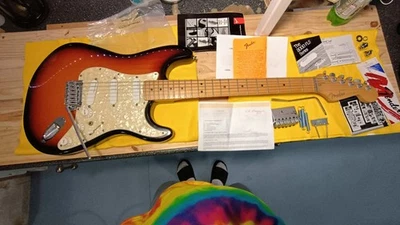 1995 Fender Strat Plus Deluxe with Lace Sensors and LR Baggs acoustic bridge - Image 1 of 4