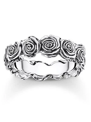 Thomas Sabo TR2488-637-21-54 Anello d'argento con Rosen Signore - Immagine 1 di 2