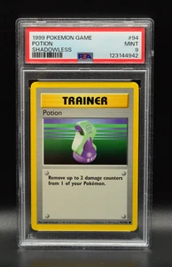 Potion Shadowless 1999 Pokemon Base Set Unlimited 94/102 WOTC PSA 9 Newly Graded - Picture 1 of 2