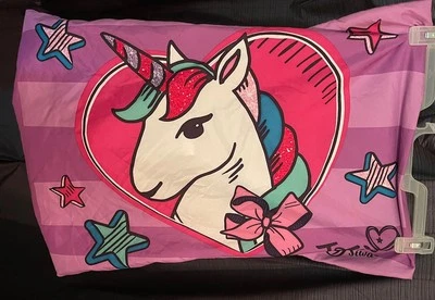 Jojo Siwa Standard Pillow Case Sham Unicorn Purple - Image 1 of 4