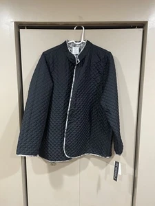 Napa Valley women’s lightweight quilted jacket ~ Size 18W ~ Reversible ~ NWT !!  - Picture 1 of 6