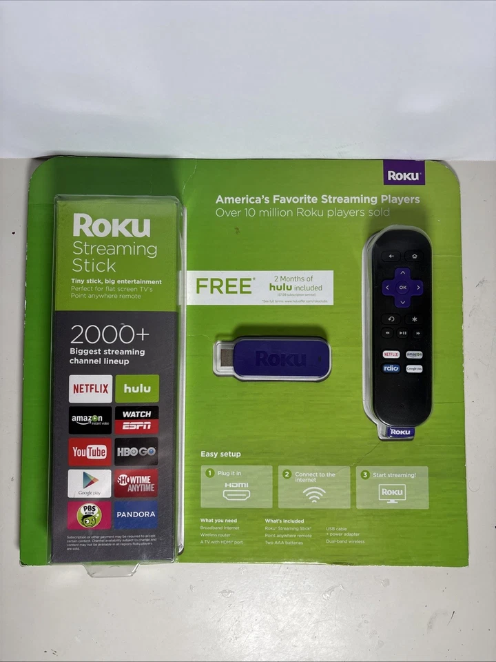 Roku Express | HD Roku Streaming Device with Standard Remote (No TV Controls) F